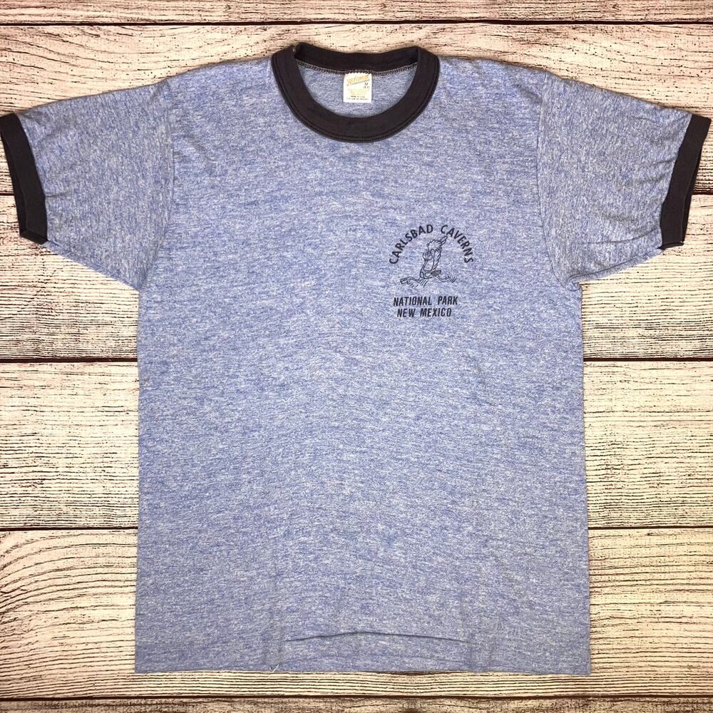Vintage 1980s National Park New Mexico Ringer T-shirt